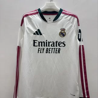 2026/2027 Real Madrid Camiseta de Fútbol Local Manga Larga 1:1 Calidad Tailandesa