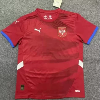 Camiseta de Fútbol Selección Nacional de Serbia Local 2024 Calidad Tailandesa