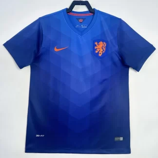 Camiseta de fútbol Retro Países Bajos Visitante 2014 Calidad Tailandesa