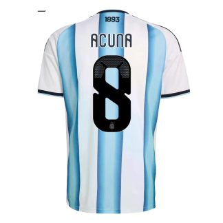 ACUNA NO.8 Equipacion Argentina Primera 2026-Versión Jugador