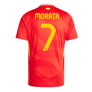 Álvaro Morata NO.7 Equipacion España Primera 2024
