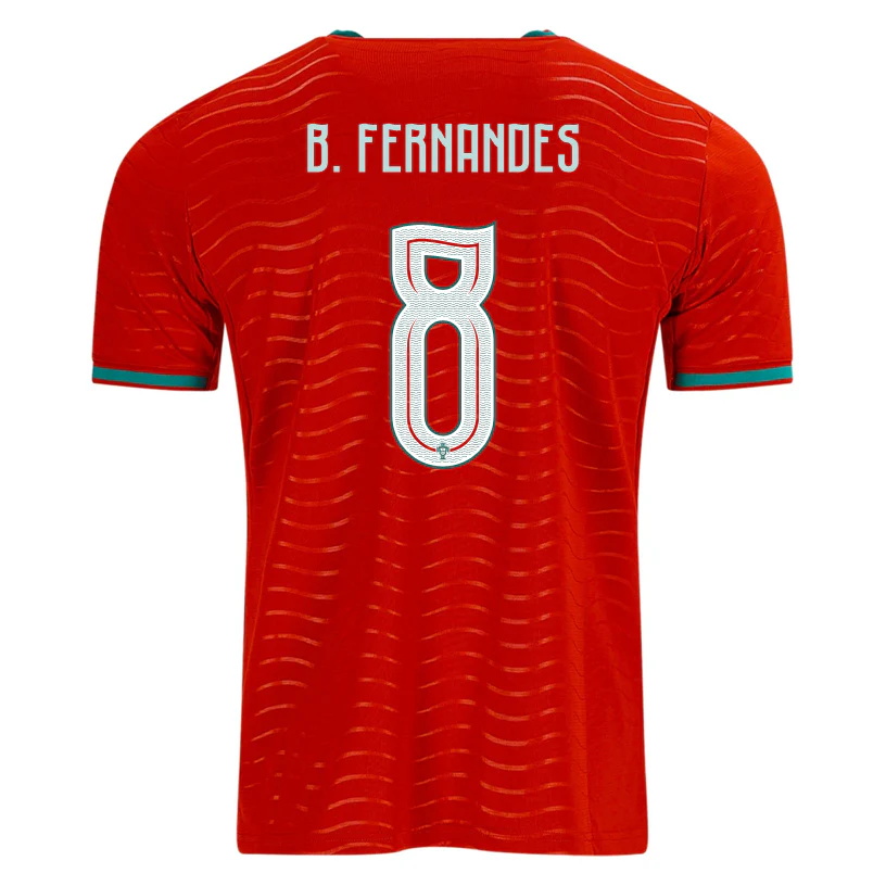 B. FERNANDES NO.8 Equipacion Portugal Primera 2026-Versión Jugador