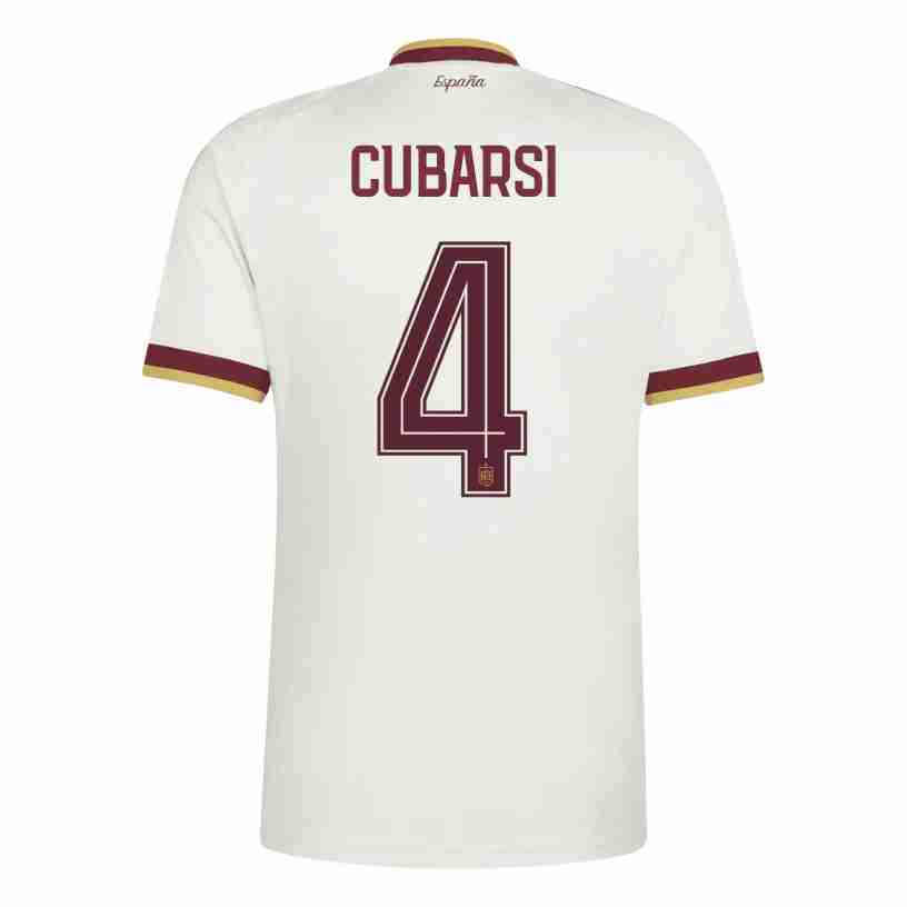 CUBARSI NO.4 Equipacion España Segunda 2026-Versión Jugador
