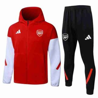 Chandal Con Capucha Arsenal 2026 2027 Rojo