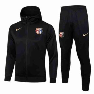 Chandal Con Capucha FC Barcelona 2024 2025 Negro