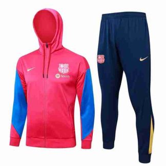 Chandal Con Capucha FC Barcelona 2024 2025 Rojo Azul