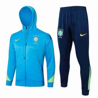 Chandal Con Capucha Brasil 2024-2025 Azul