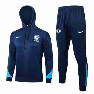 Chandal Con Capucha Chelsea 2024 2025 Azul