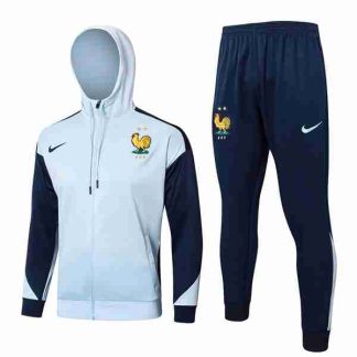 Chandal Con Capucha Francia 2024 25 Gris