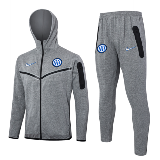 Chandal Con Capucha Inter Milan 2024 2025 Gris