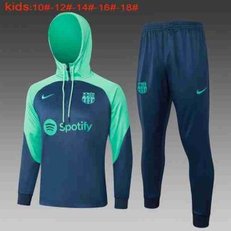Chandal Con Capucha Ninos FC Barcelona 2024 2025