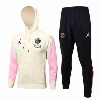 Chandal Con Capucha Paris Saint Germain 2024 2025 Amarillo Rosa