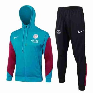 Chandal Con Capucha Paris Saint Germain 2024 2025 Azul Rojo