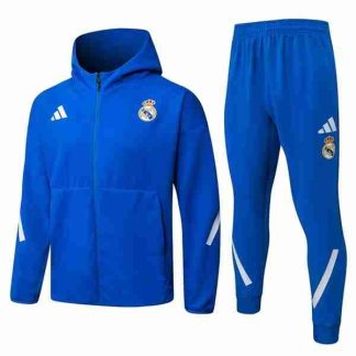 Chandal Con Capucha Real Madrid 2026 2027 Azul