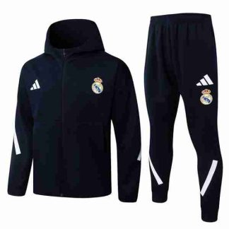 Chandal Con Capucha Real Madrid 2026 27 Azul