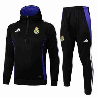 Chandal Con Capucha Real Madrid Negro