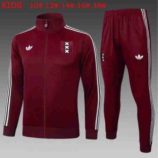 Chandal Niños Ajax De Ámsterdam 2025 2026 Rojo