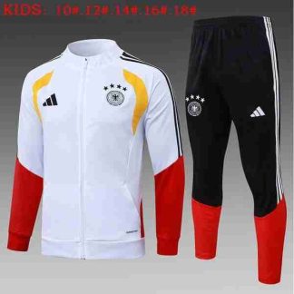 Chandal Niños Alemania 2026 2027 Blanco Rojo