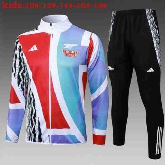 Chandal Ninos Arsenal 2025 2026 Blanco Rojo