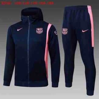 Chandal Niños Con Capucha FC Barcelona 2026 2027 Azul