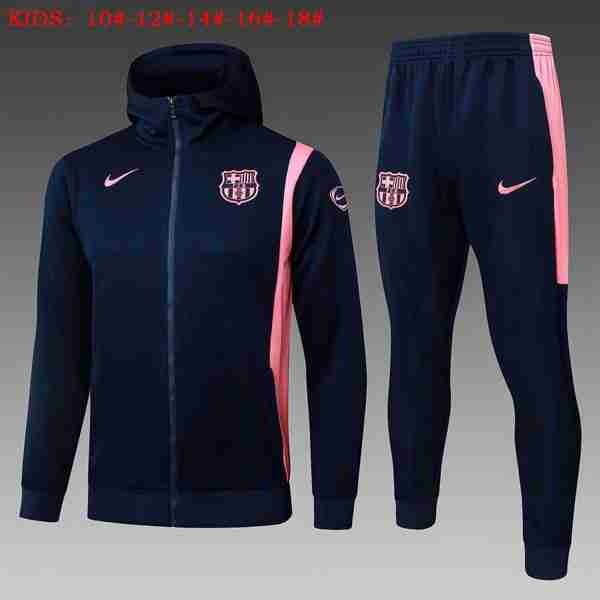 Chandal Niños Con Capucha FC Barcelona 2026 2027 Azul