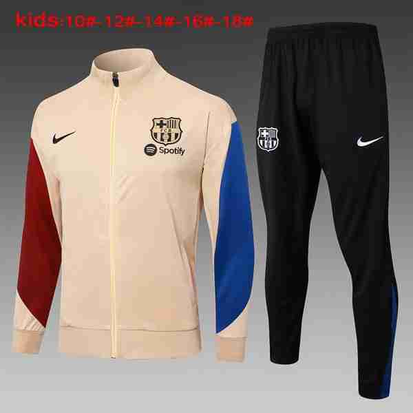 Chandal Niños FC Barcelona 2024 2025 Amarillo Azul