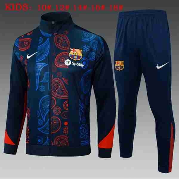 Chandal Ninos FC Barcelona 2025 2026 Azul Rojo