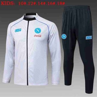 Chandal Niños Napoli 2026 2027 Blanco