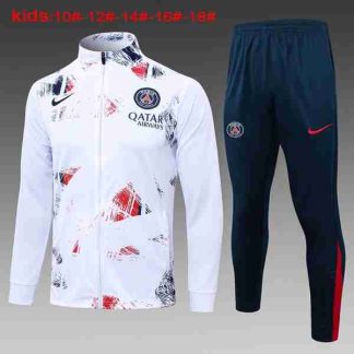 Chandal Niños Paris Saint Germain 2024 2025 Blanco Rojo