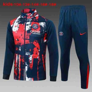 Chandal Niños Paris Saint Germain 2024 2025 Rojo Azul