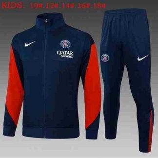 Chandal Niños Paris Saint Germain 2025 2026 Azul Rojo