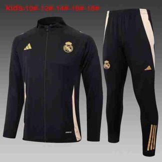 Chandal Niños Real Madrid 2024 2025 Negro