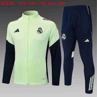 Chandal Niños Real Madrid 2025 2026 Verde Negro