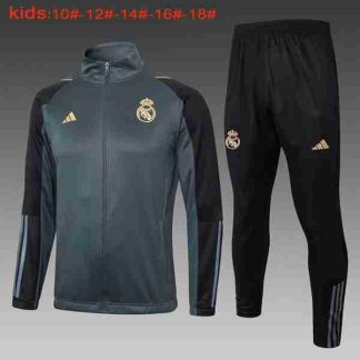 Chandal Real Niños Madrid 2024 2025 Gris
