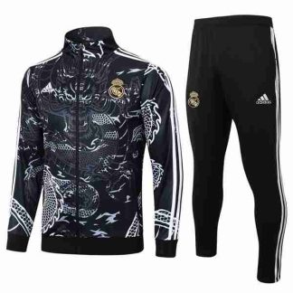 Chandal Real Madrid 2024 2025 Negro Blanco