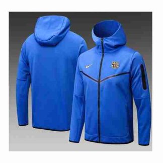 Chaqueta Con Capucha FC Barcelona 2024 2025 Azul