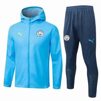 Conjunto Rompevientos Manchester City 2025 2026 Azul