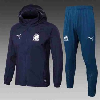Conjunto Rompevientos Olympique Marsella 2025 2026 Azul