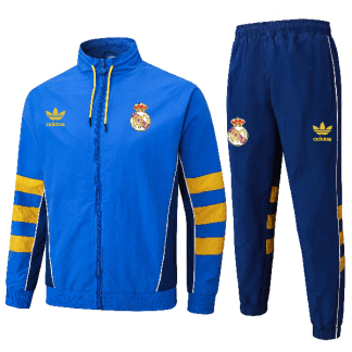 Conjunto Rompevientos Real Madrid Azul 2025 2026