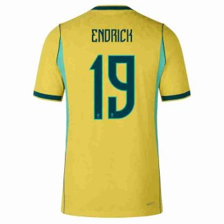 ENDRICK NO.19 Equipacion Brasil Primera 2026-Versión Jugador