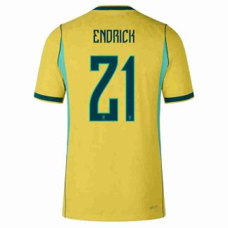 ENDRICK NO.21 Equipacion Brasil Primera 2026-Versión Jugador