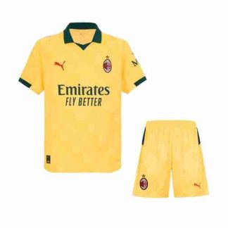 Equipacion AC Milan Conjunto Nino Tercera 2025 2026