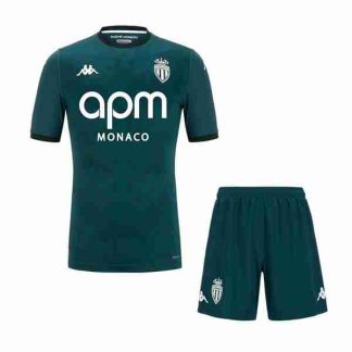 Equipacion AS Monaco Conjunto Niños Segunda 2024 2025