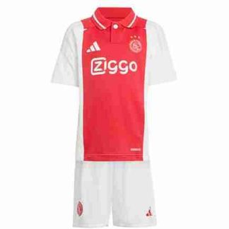 Equipacion Ajax De Ámsterdam Conjunto Niños Primera 2024 2025