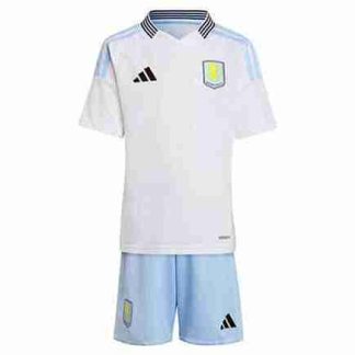 Equipacion Aston Villa Conjunto Niños Segunda 2024 2025
