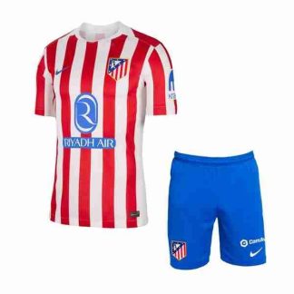 Equipacion Atlético De Madrid Conjunto Niños Primera 2025 2026