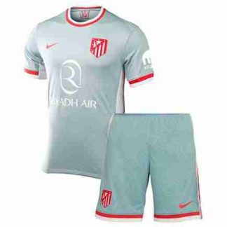 Equipacion Atlético De Madrid Conjunto Niños Segunda 2024 2025