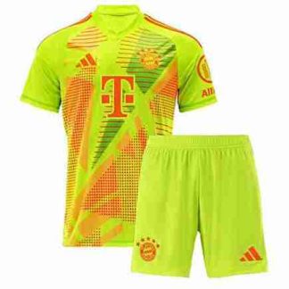 Equipacion Bayern Munich Conjunto Niños Portero 2024 2025