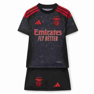 Equipacion Benfica Conjunto Niños Segunda 2024 2025