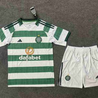 Equipacion Celtic Glasgow Conjunto Niños Primera 2025 2026